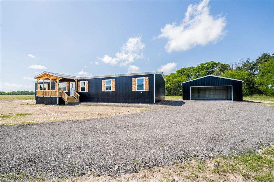 Exterior details and patio area of a home in , Cumby (Image 12). Exterior details and patio area of a home in , Cumby (Image 12).