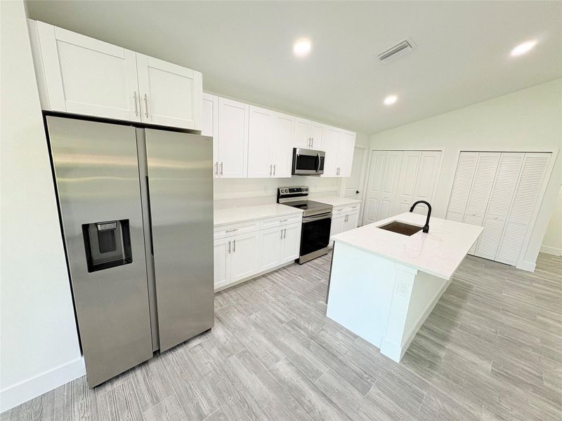 Furnished interior view inside a new home in , Okeechobee (Image 3).
