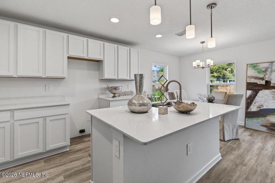 Furnished interior view inside a new home in , Jacksonville (Image 37).