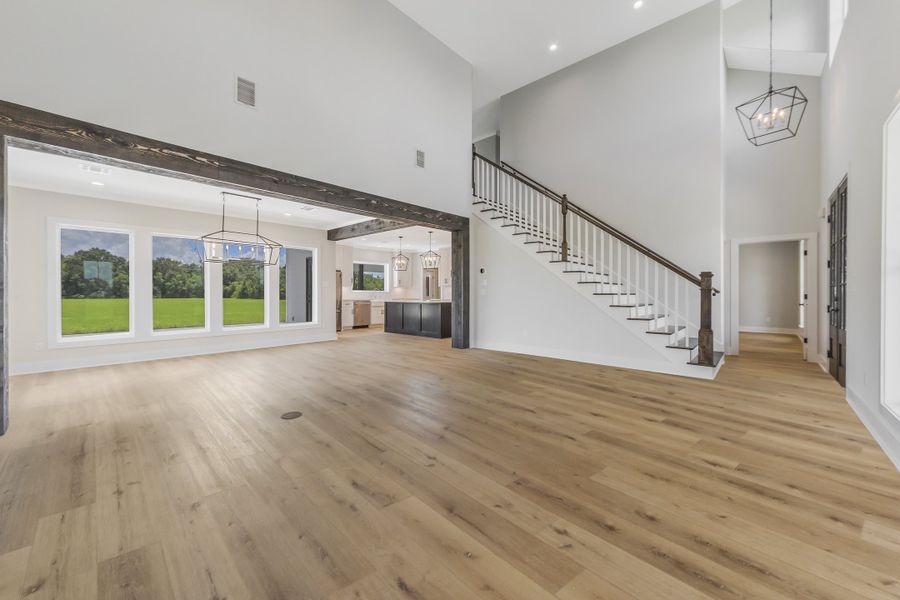 Representative unfurnished interior of a home built from the The Evangeline by Manuel Builders in Chapel Bend, Montgomery (Image 16). Representative unfurnished interior of a home built from the The Evangeline by Manuel Builders in Chapel Bend, Montgomery (Image 16).