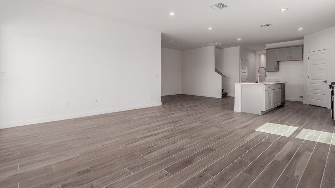 Representative unfurnished interior of a home built from the River by D.R. Horton in The Oasis at Rocking K, Vail (Image 13).