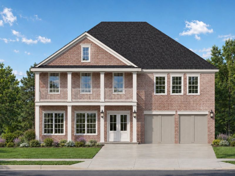 Representative exterior photo of a completed home built from the Pacifica by Landon Homes in Fields - Brookside North, Frisco, TX (Image 1). Representative exterior photo of a completed home built from the Pacifica by Landon Homes in Fields - Brookside North, Frisco, TX (Image 1).