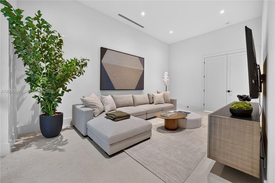 Furnished interior view inside a new home in , Miami (Image 44).