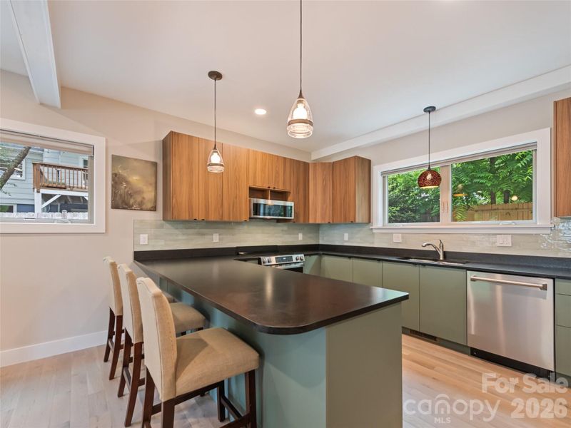 Furnished interior view inside a new home in , Asheville (Image 10).