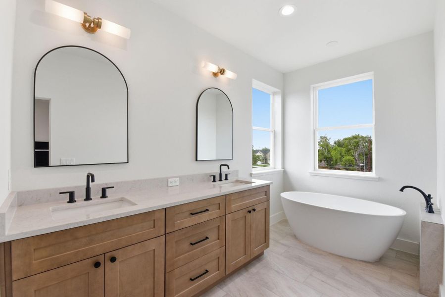 Furnished interior view inside a new home in , Houston (Image 6).
