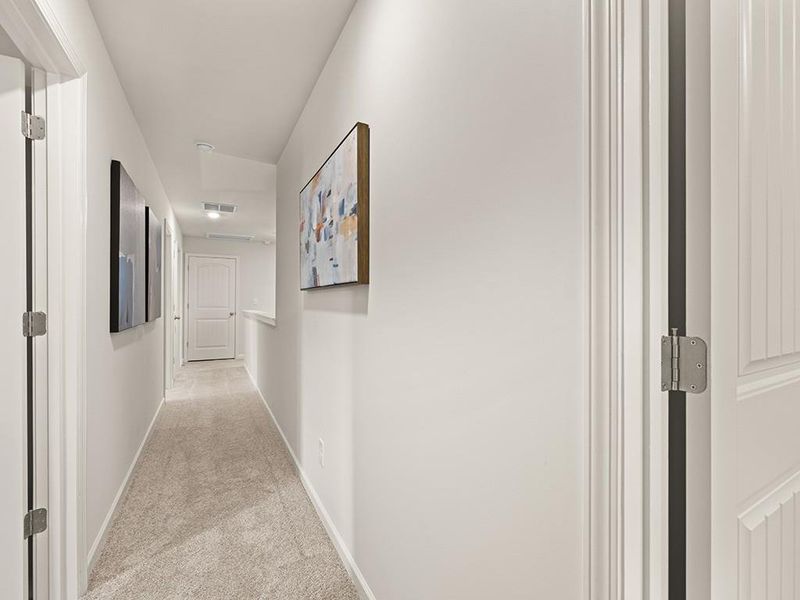 Spacious, unfurnished interior of a new home in Oaks at Cedar Grove, Fairburn (Image 20).