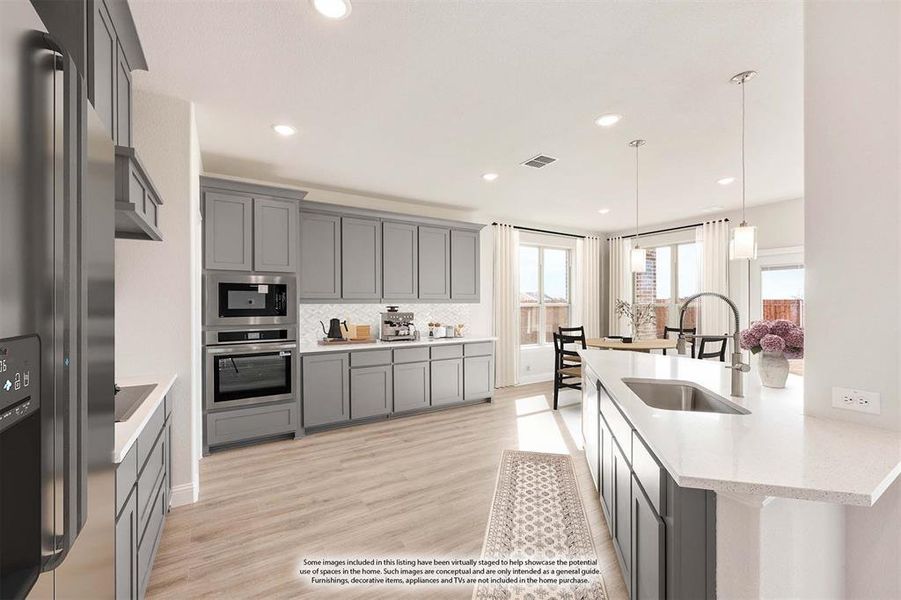 Furnished interior view inside a new home in El Dorado, Granbury (Image 10).