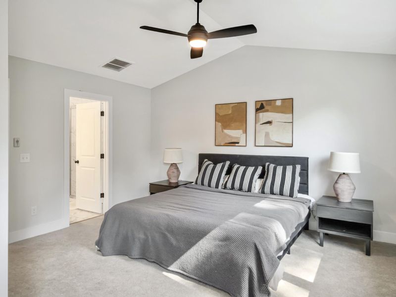 Furnished interior view inside a new home in , James Island (Image 35).