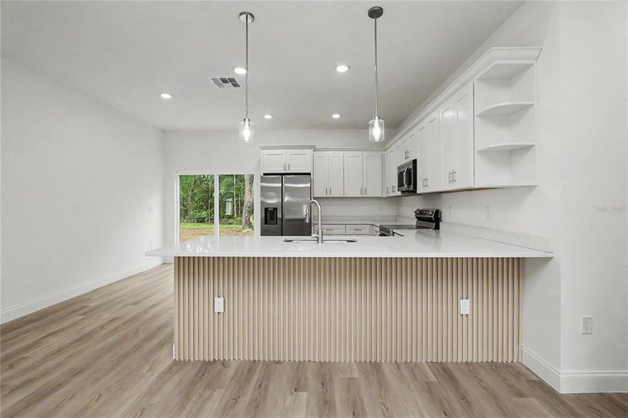 Furnished interior view inside a new home in , Citrus Springs (Image 6).