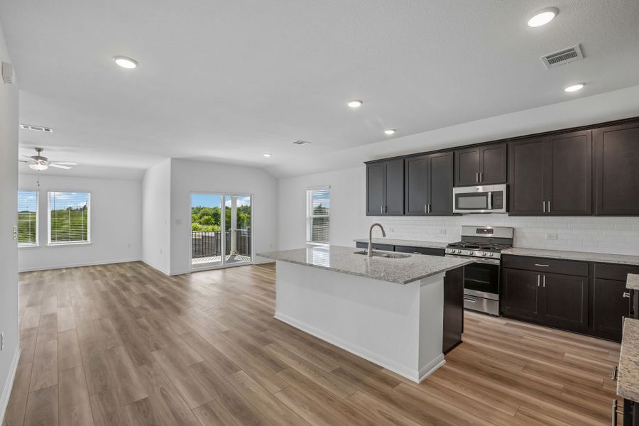 Furnished interior view inside a new home in Lisso, Pflugerville (Image 7).