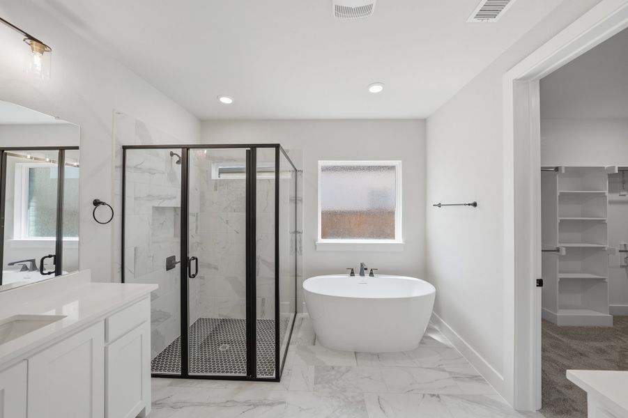 Furnished interior view inside a new home in Aster Park, McKinney (Image 11).