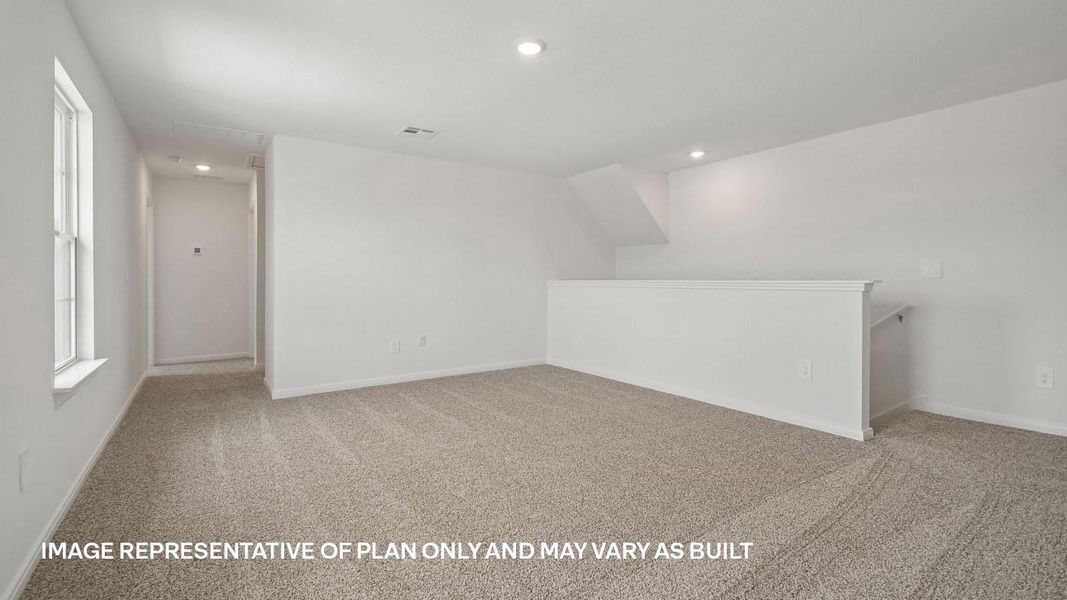 Spacious, unfurnished interior of a new home in Prairie Lakes, Buda (Image 22).