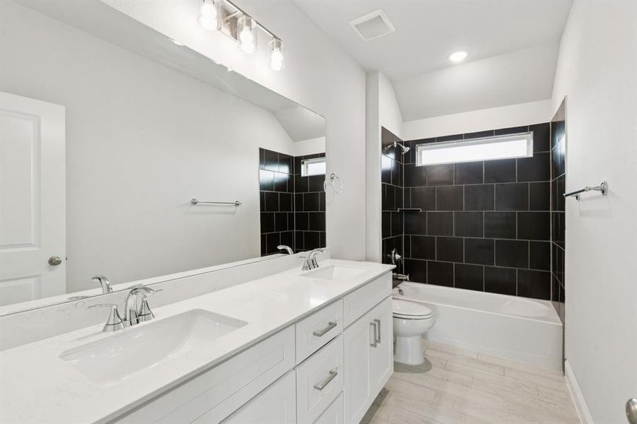 Furnished interior view inside a new home in Bellagio, Forney (Image 11).