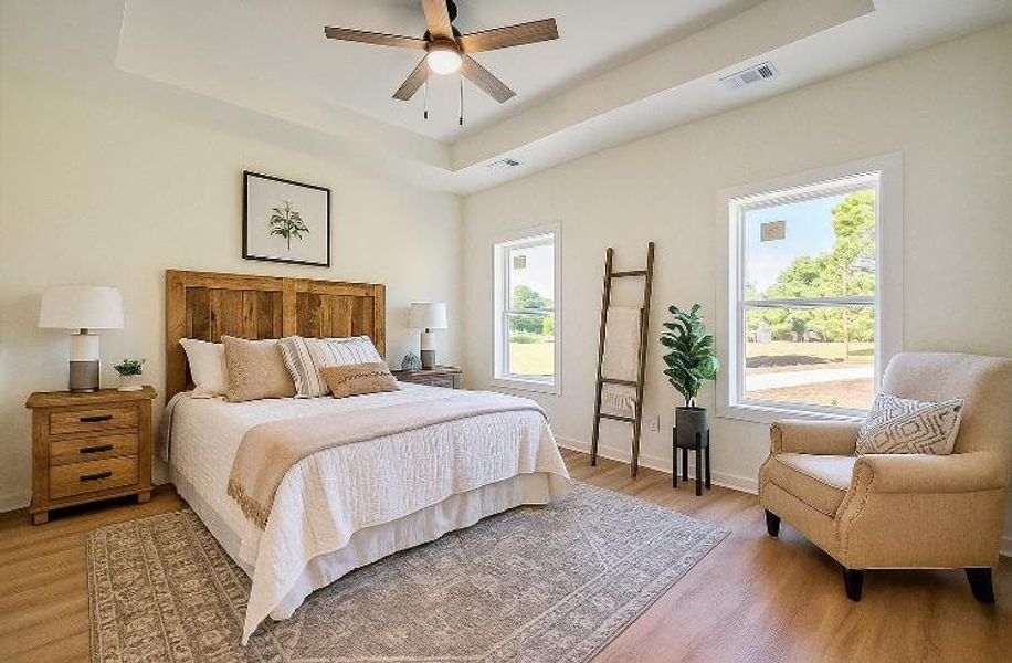 Furnished interior view inside a new home in , Cedartown (Image 8).