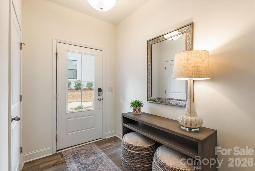 Furnished interior view inside a new home in , Charlotte (Image 27). Furnished interior view inside a new home in , Charlotte (Image 27).