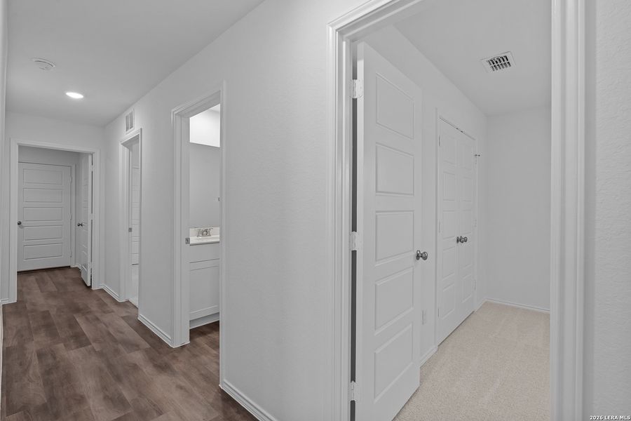 Spacious, unfurnished interior of a new home in Meadows at Clear Springs, New Braunfels (Image 14). Spacious, unfurnished interior of a new home in Meadows at Clear Springs, New Braunfels (Image 14).