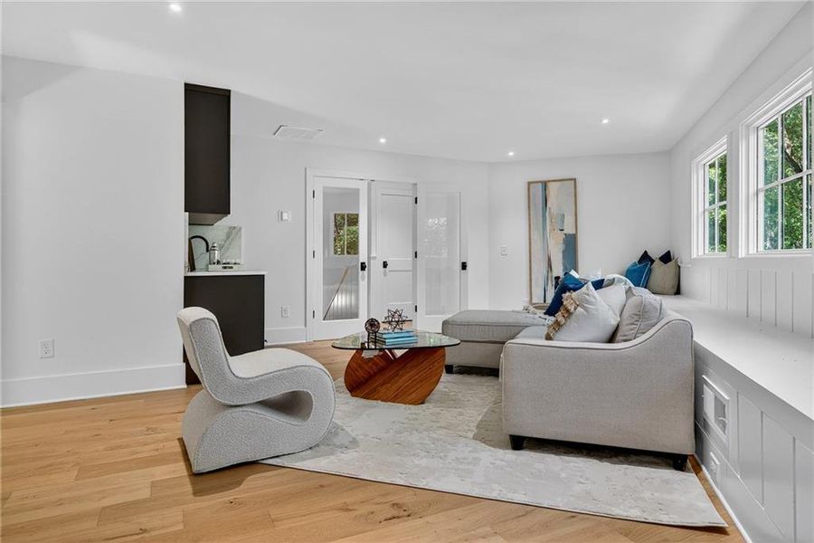 Furnished interior view inside a new home in , Atlanta (Image 6).