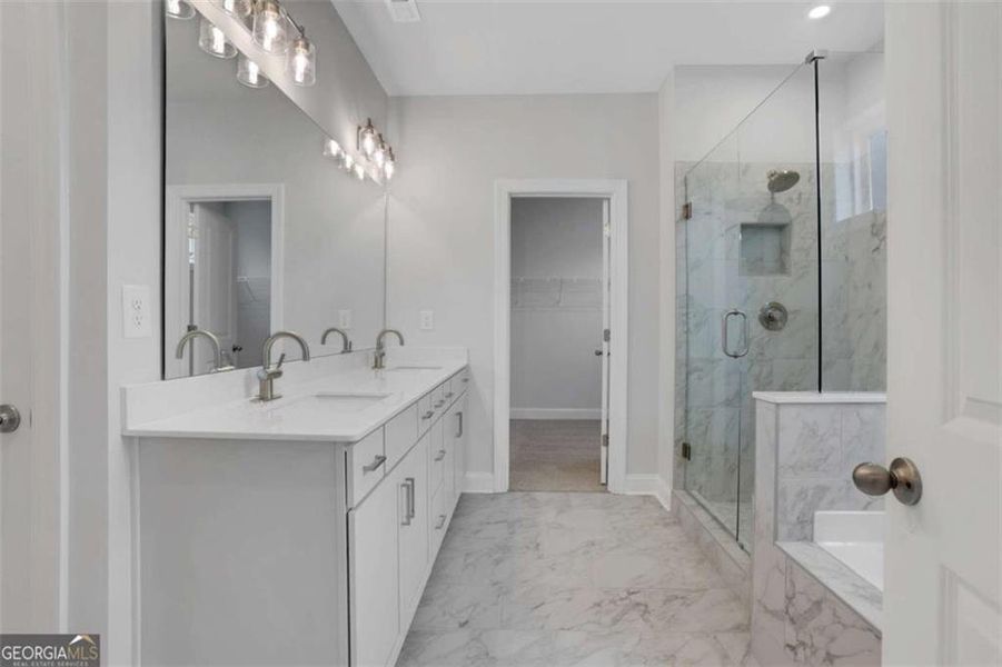 Furnished interior view inside a new home in The Paddocks at Doc Hughes, Buford (Image 30).