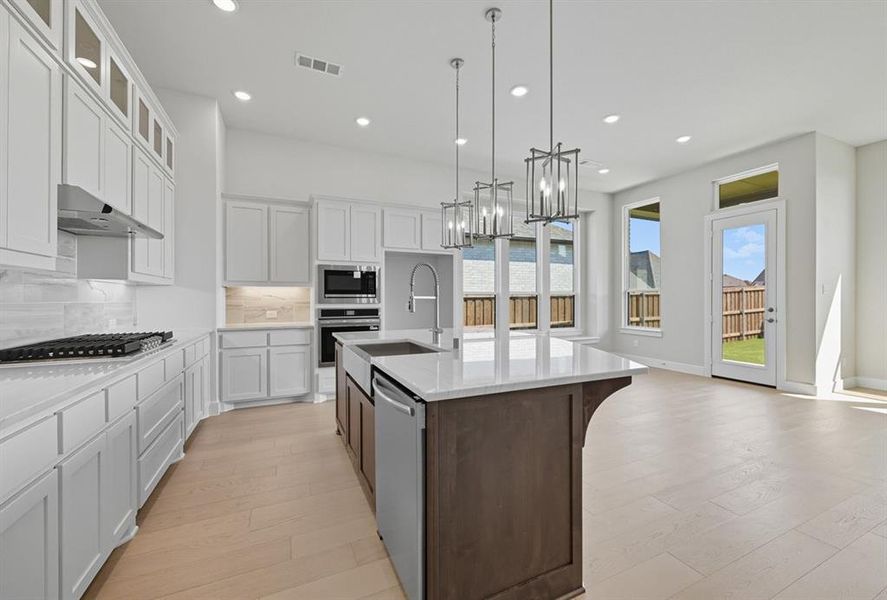 Furnished interior view inside a new home in Trinity Falls, McKinney (Image 13).