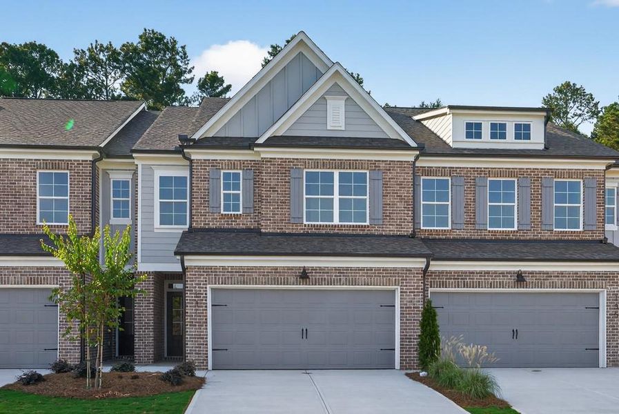 Front exterior of a new home in , Jefferson, GA, highlighting curb appeal (Image 27).