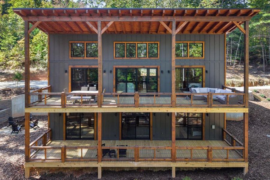 In-progress construction of a new home in , Blue Ridge, GA (Image 33).