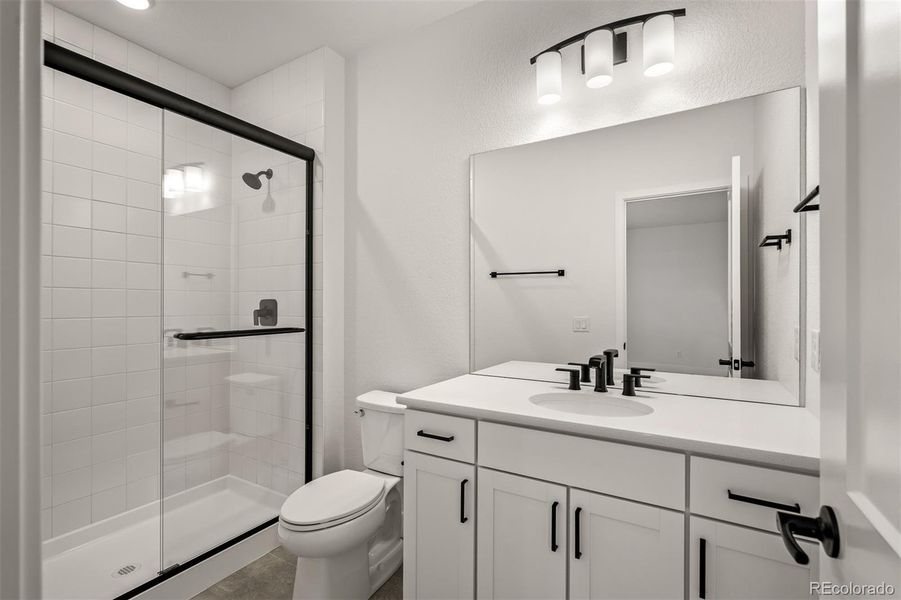 Furnished interior view inside a new home in Wolf Ranch - Enclave Collection, Colorado Springs (Image 7).