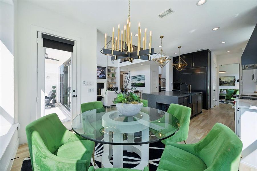 Furnished interior view inside a new home in , Prosper (Image 6). Furnished interior view inside a new home in , Prosper (Image 6).