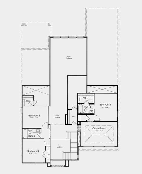 Additional Highlights Include: freestanding soaking tub located within large walk in shower, bay window at primary suite, gas line to patio for future outdoor grill.