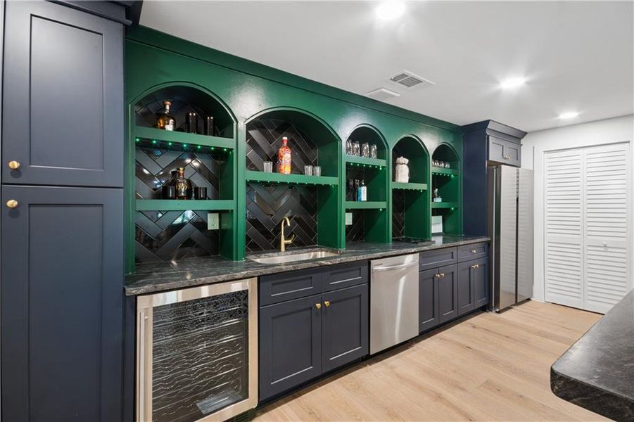 Furnished interior view inside a new home in , Atlanta (Image 16).