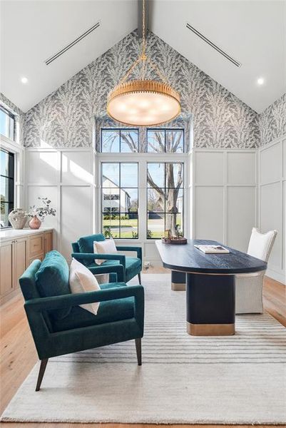 Furnished interior view inside a new home in , Dallas (Image 17).