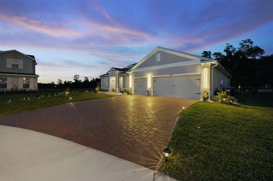 Front exterior of a new home in , Mount Dora, FL, highlighting curb appeal (Image 23).
