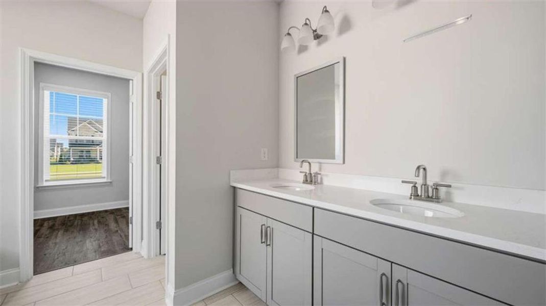 Furnished interior view inside a new home in Heritage Pointe, Senoia (Image 11).