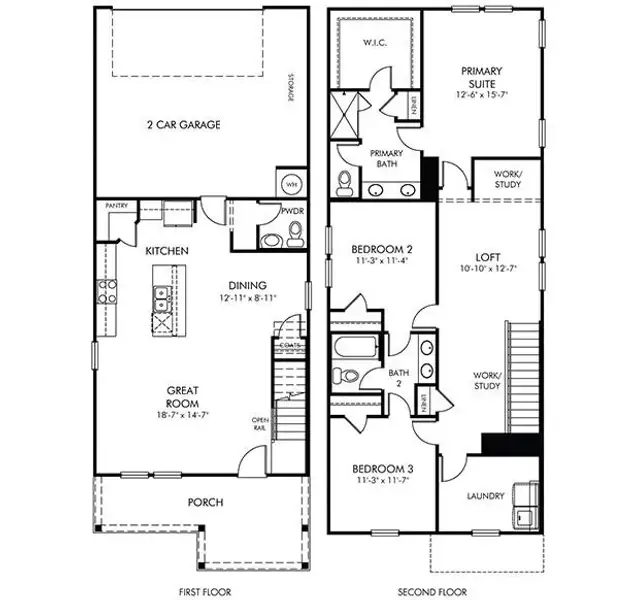 2D floor plan layout of this home in , Lawrenceville, GA (Image 2). 2D floor plan layout of this home in , Lawrenceville, GA (Image 2).