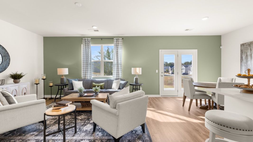 Representative furnished interior of a home built from the Hayden by D.R. Horton in Poplar Preserve, Newnan (Image 11).