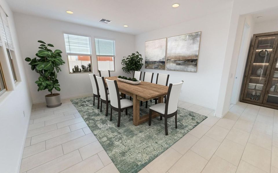 Furnished interior view inside a new home in Blossom Rock, Apache Junction (Image 4). Furnished interior view inside a new home in Blossom Rock, Apache Junction (Image 4).