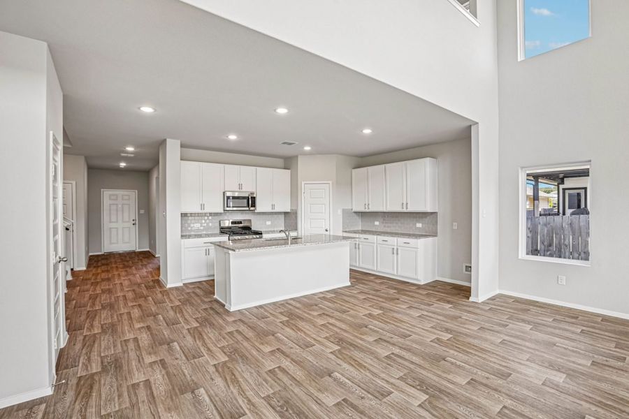 Furnished interior view inside a new home in Cloverleaf, Austin (Image 7).
