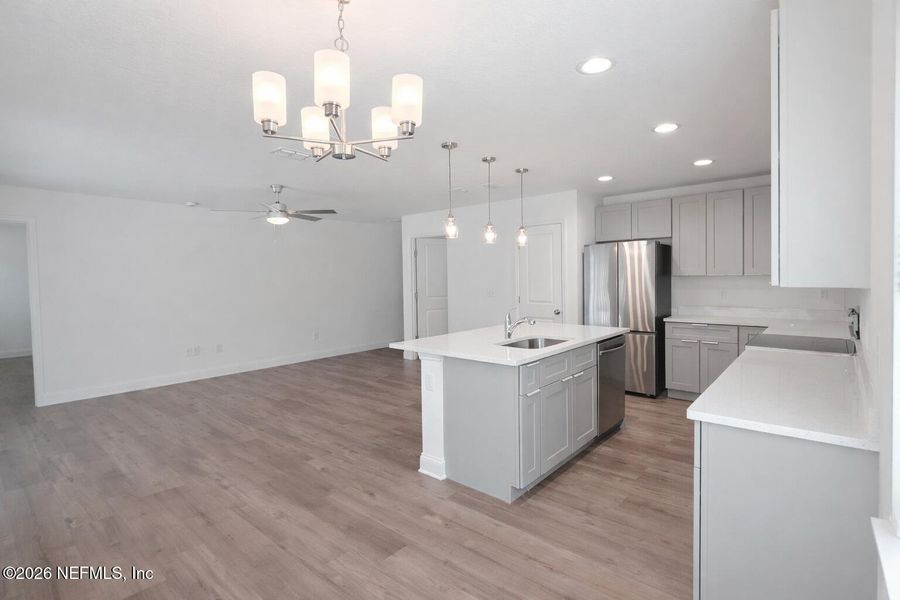 Furnished interior view inside a new home in , Jacksonville (Image 9).