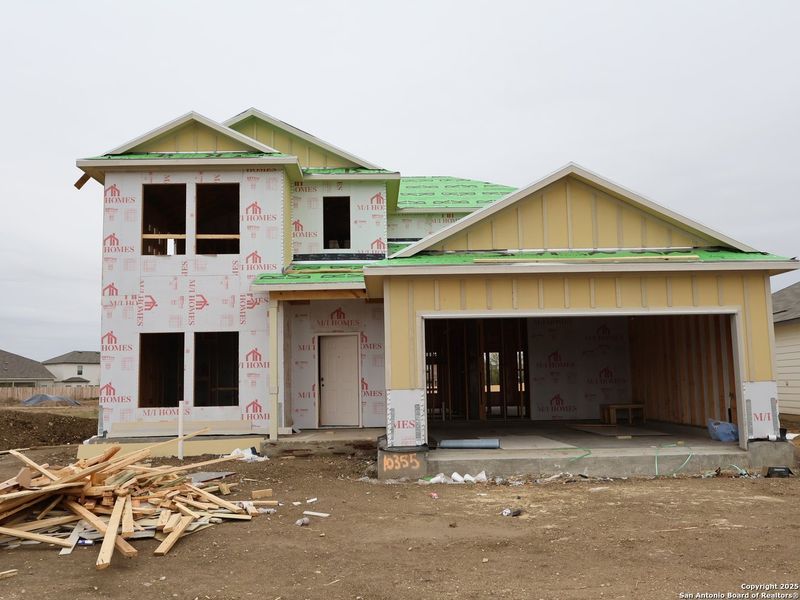 In-progress construction of a new home in Cinco Lakes, San Antonio, TX (Image 20). In-progress construction of a new home in Cinco Lakes, San Antonio, TX (Image 20).