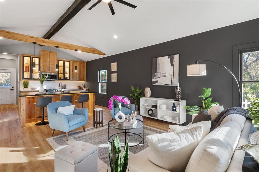 Furnished interior view inside a new home in , Dallas (Image 3). Furnished interior view inside a new home in , Dallas (Image 3).