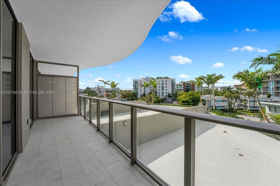 Exterior details and patio area of a home in Onda, Bay Harbor Islands (Image 2). Exterior details and patio area of a home in Onda, Bay Harbor Islands (Image 2).