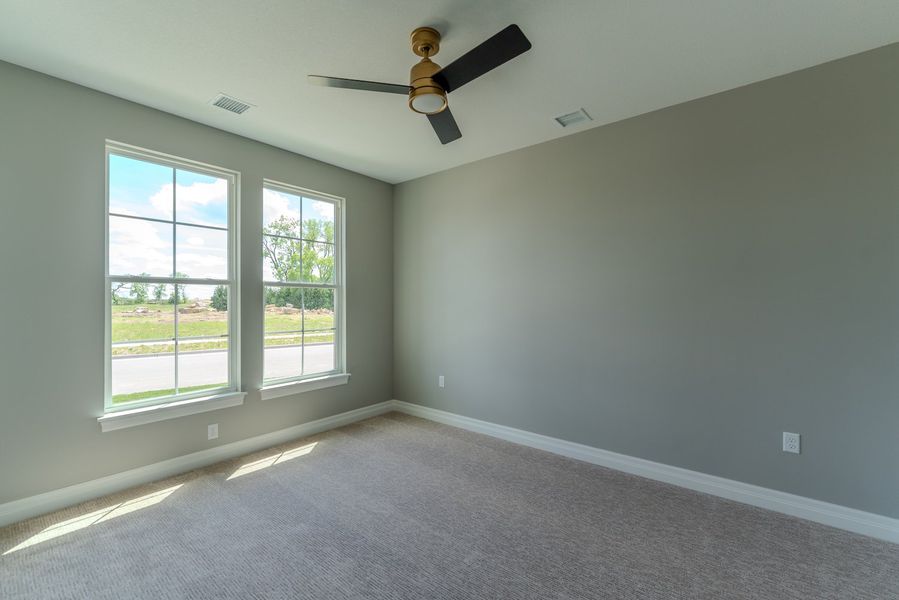 Spacious, unfurnished interior of a new home in The Courtyards at The Moorings, Wichita (Image 12). Spacious, unfurnished interior of a new home in The Courtyards at The Moorings, Wichita (Image 12).