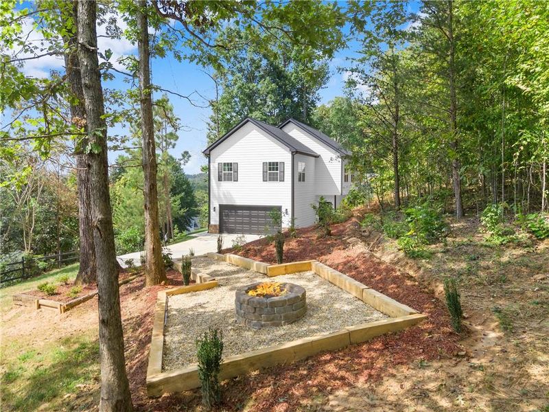 Front exterior of a new home in , Gainesville, GA, highlighting curb appeal (Image 17).