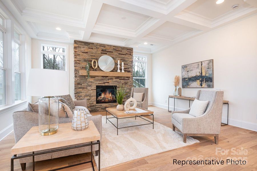 Furnished interior view inside a new home in Shepherds Trace, Clover (Image 17).