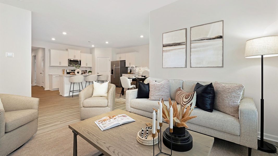 Furnished interior view inside a new home in Valleywood Farms, Waynesville (Image 10).