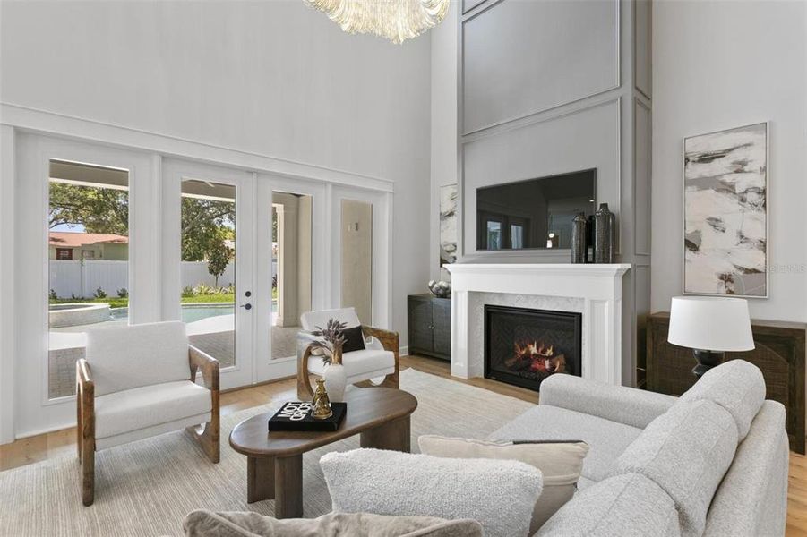 Furnished interior view inside a new home in , Tampa (Image 34).