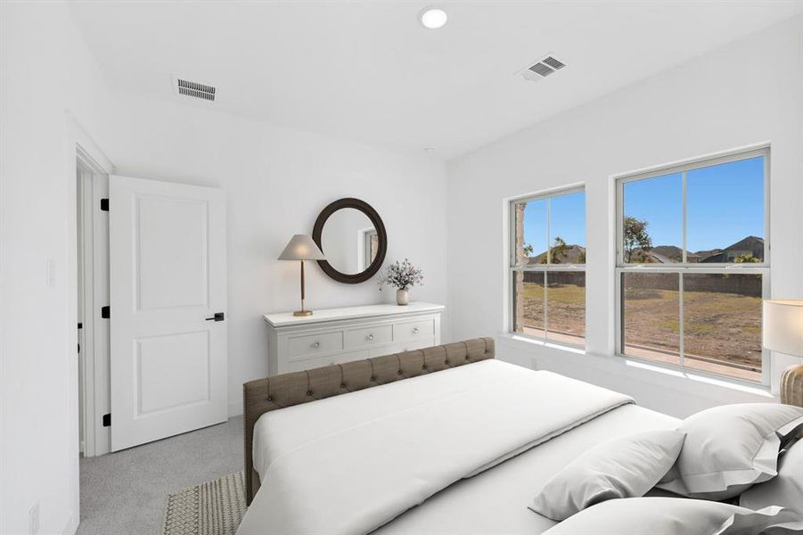 Furnished interior view inside a new home in Kreymer at the Park, Wylie (Image 31). Furnished interior view inside a new home in Kreymer at the Park, Wylie (Image 31).