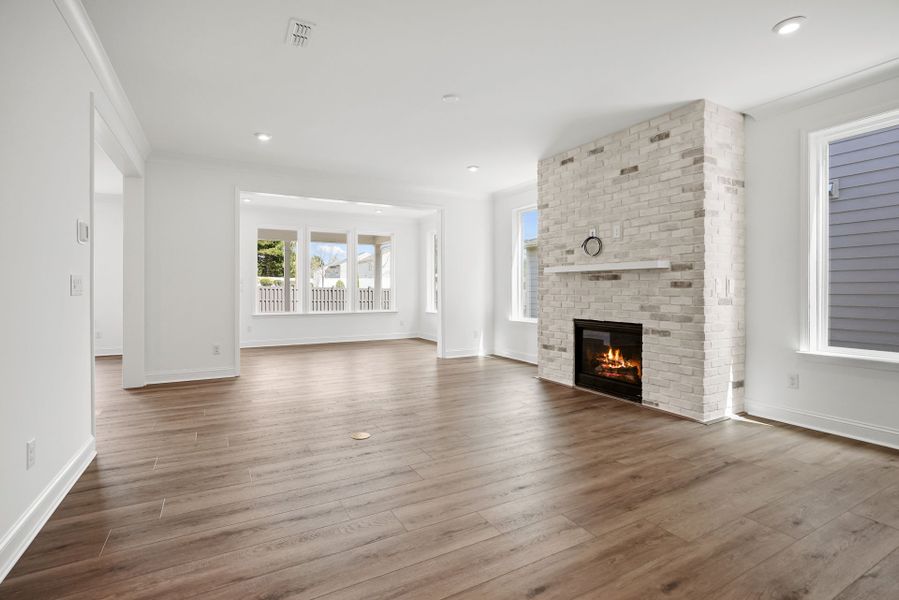 Representative unfurnished interior of a home built from the Herdwick by Pulte Homes in Parkside Crossing, Charlotte (Image 30). Representative unfurnished interior of a home built from the Herdwick by Pulte Homes in Parkside Crossing, Charlotte (Image 30).