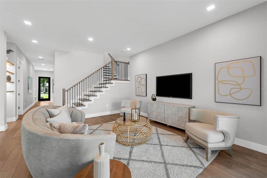 Furnished interior view inside a new home in , Orlando (Image 42). Furnished interior view inside a new home in , Orlando (Image 42).