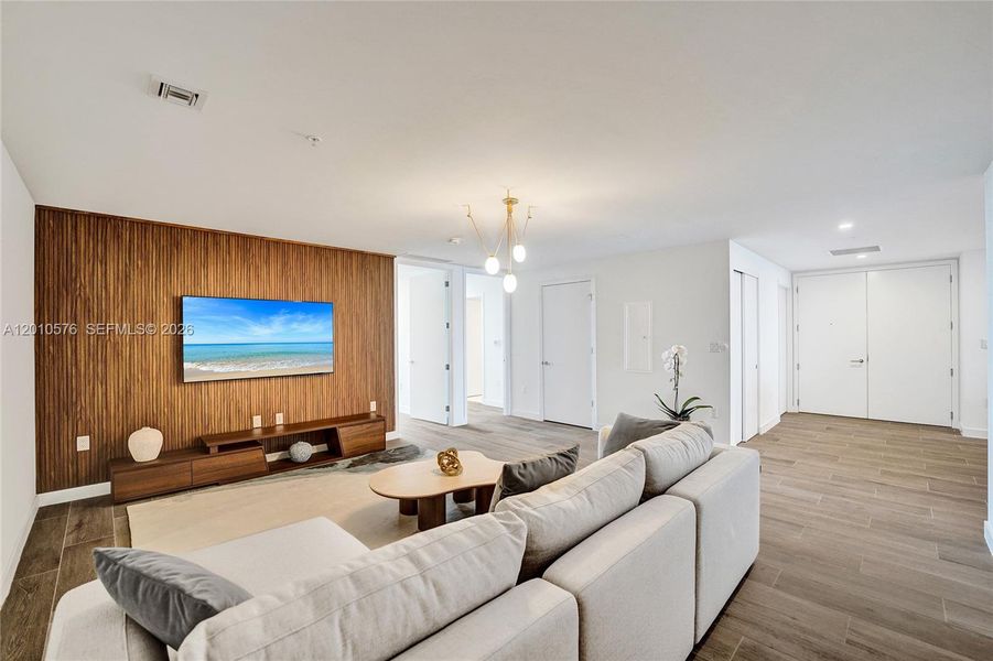 Furnished interior view inside a new home in , Pompano Beach (Image 43).