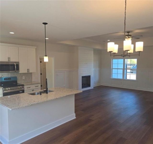 Spacious, unfurnished interior of a new home in , Cusseta (Image 5).